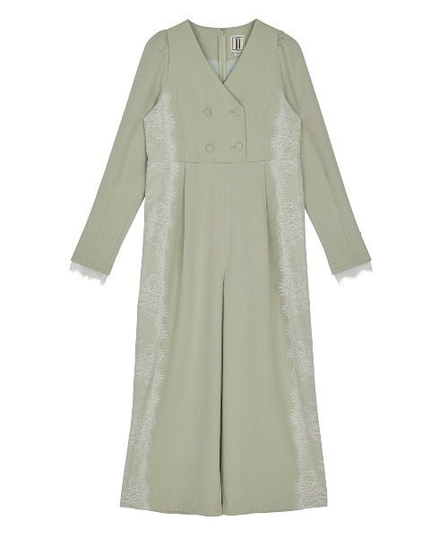 Ameri（アメリ） パンツドレス UND TAKE ON LACE ROMPERS : ZOZOTOWN