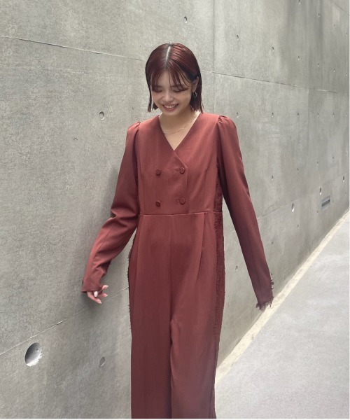 Ameri（アメリ） パンツドレス UND TAKE ON LACE ROMPERS : ZOZOTOWN