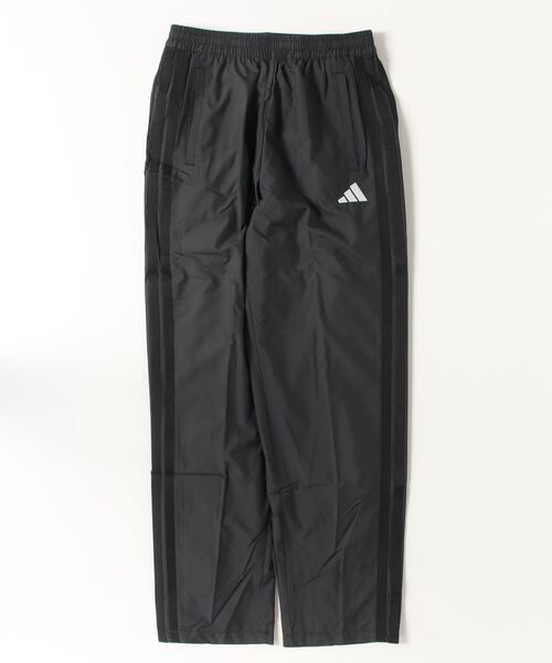 adidas スリーストライプ　ナイロンワイドパンツ adidas