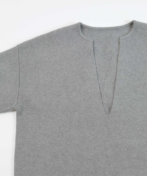 「ur's」 長袖ニット S 杢グレー レディース_画像5