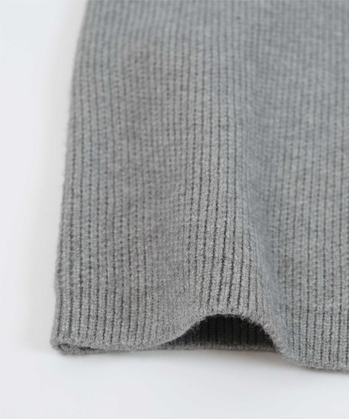 「ur's」 長袖ニット S 杢グレー レディース_画像7