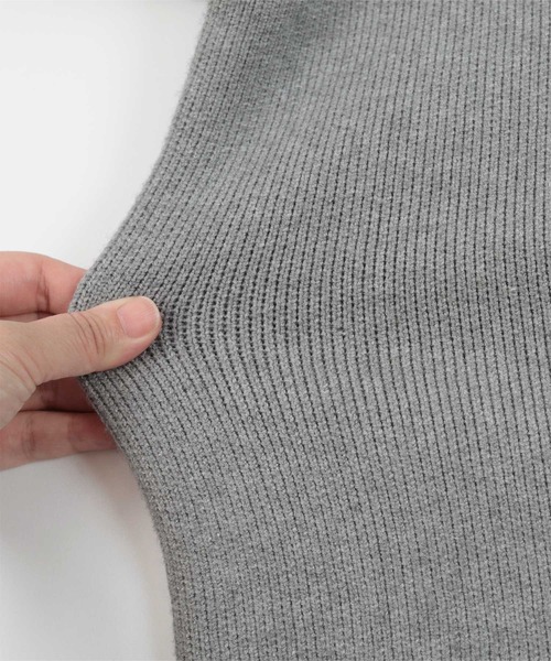 「ur's」 長袖ニット S 杢グレー レディース_画像8