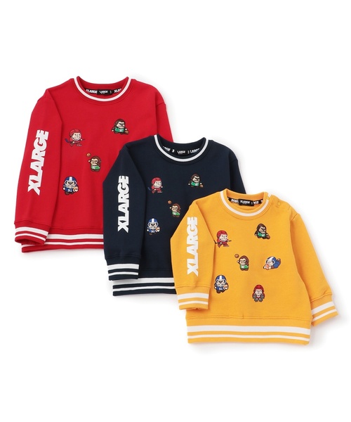 新品 XLARGE セトア ファニゴリ XLARGE KIDS（エクストララージ キッズ） トレーナー スポーツファニー