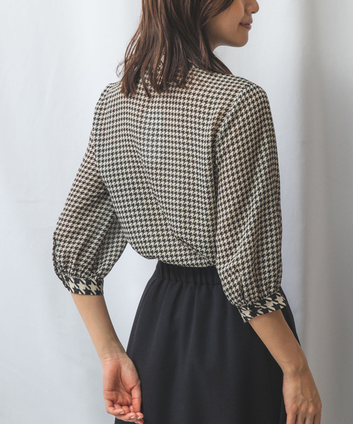 「NARACAMICIE」 7分袖シャツ L ホワイト レディース_画像4