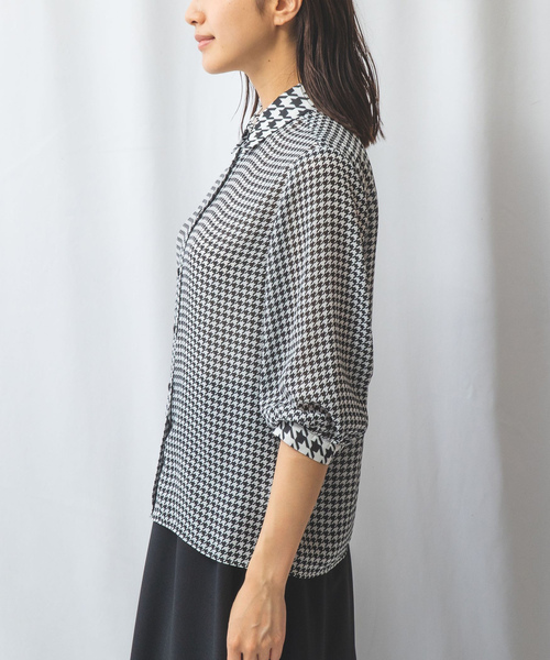 「NARACAMICIE」 7分袖シャツ L ホワイト レディース_画像6