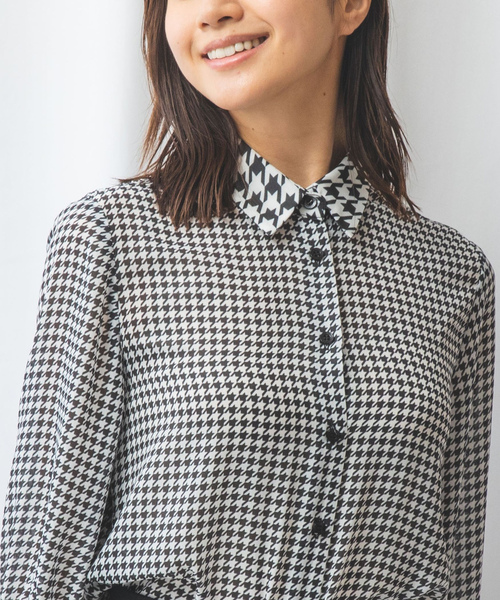 「NARACAMICIE」 7分袖シャツ L ホワイト レディース_画像8