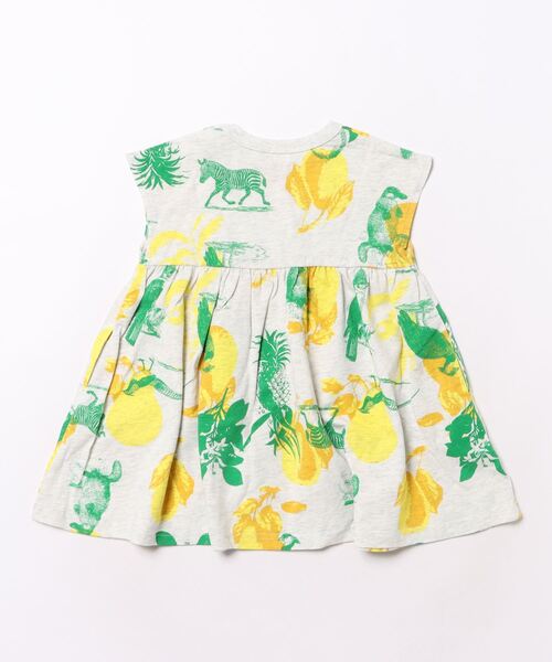 「maarook」 「KIDS」半袖ワンピース 130cm イエロー キッズ_画像2