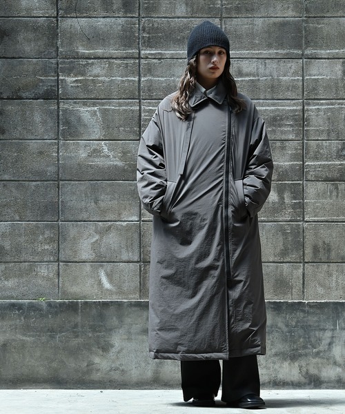 funda mine ダウンコート ダウンジャケット UNISEX 2WAYロングダウン