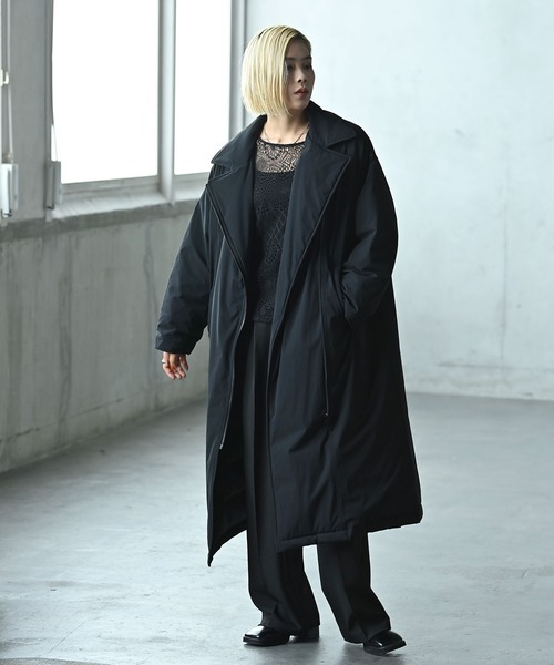 funda mine ダウンコート ダウンジャケット UNISEX 2WAYロングダウン