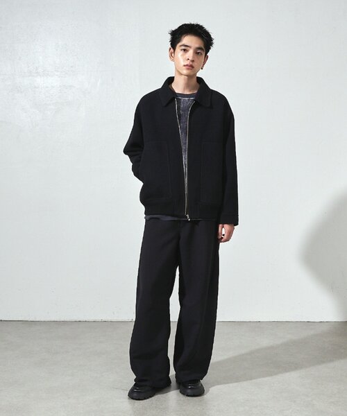 Lui's（ルイス） ジップアップブルゾン M グレー メンズ : ZOZOTOWN