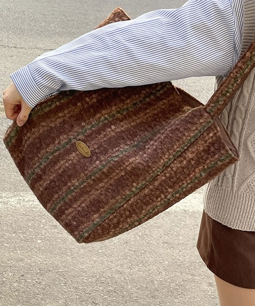 florist（フローリスト） トートバッグ リバーシブル ボア アソート柄