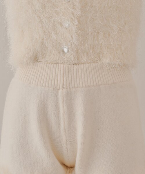 Chico（チコ） パンツ 「セットアップ対応」裾フリルニットショート