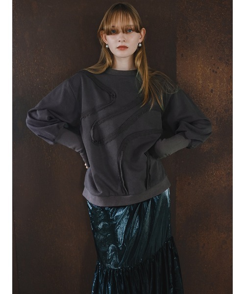sahara（サハラ） トレーナー スウェット Curve Design Sweat/カーブ 