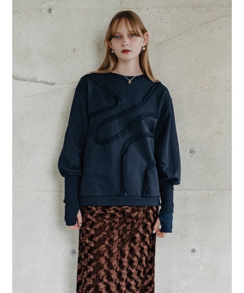 sahara（サハラ） トレーナー スウェット Curve Design Sweat/カーブ 