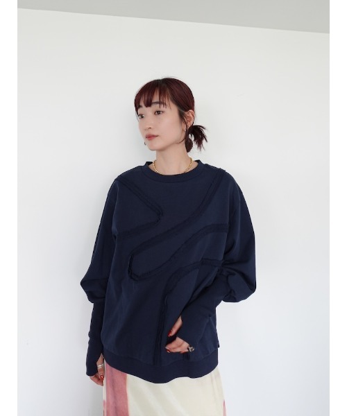 sahara（サハラ） トレーナー スウェット Curve Design Sweat/カーブ 