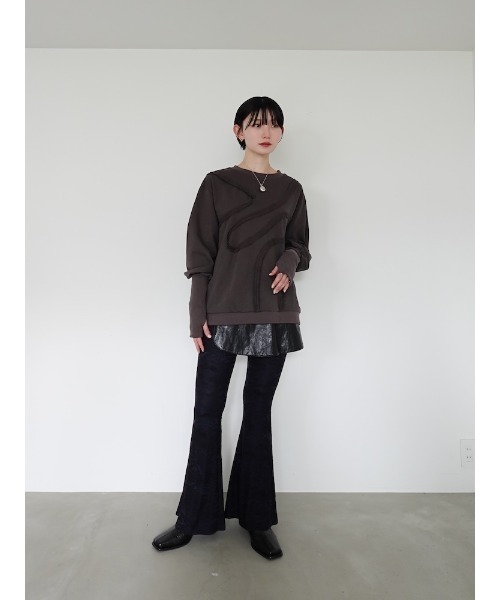sahara（サハラ） トレーナー スウェット Curve Design Sweat/カーブ 