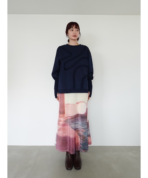 sahara（サハラ） トレーナー スウェット Curve Design Sweat/カーブ 