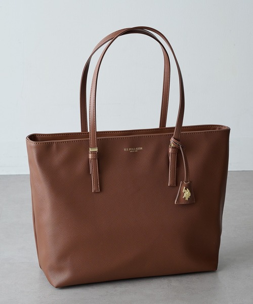 US POLO ASSN A4収納 ブラウン 2wayバッグ 8561 U.S. POLO ASSN.（ユーエスポロアッスン） トートバッグ 「U.S. POLO