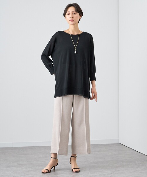 ANAYI（アナイ） 長袖ニット 38 ホワイト レディース : ZOZOTOWN Yahoo