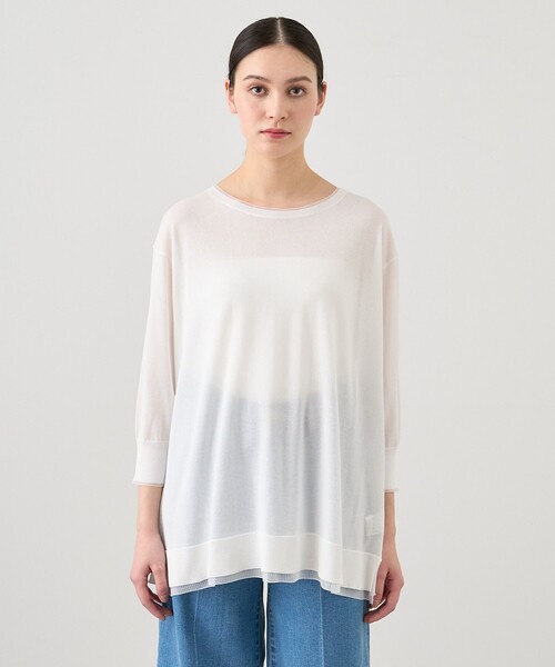 ANAYI（アナイ） 長袖ニット 38 ホワイト レディース : ZOZOTOWN Yahoo