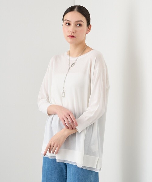 ANAYI（アナイ） 長袖ニット 38 ホワイト レディース : ZOZOTOWN Yahoo