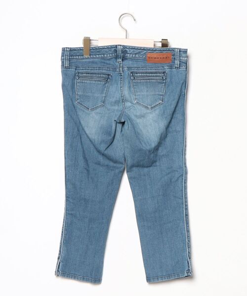BURBERRY デニムブルー ロングパンツ BURBERRY（バーバリー） デニムパンツ 40 ブルー レディース