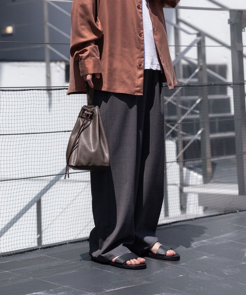 ATTACHMENT（アタッチメント） サンダル スムースレザー スライド