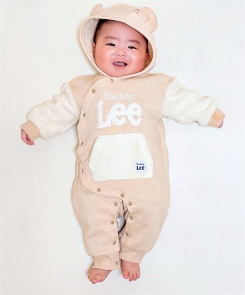 Buddy Lee（バディリー） ベビー服 ロンパース 「Buddy Lee」裏起毛