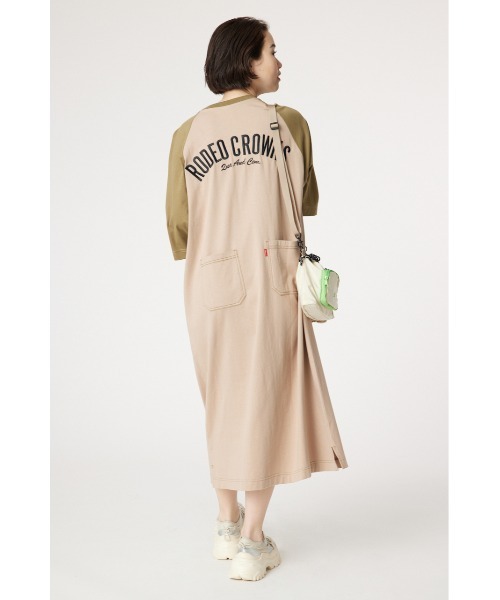 「RODEO CROWNS WIDE BOWL」 半袖ワンピース FREE ブラック レディース_画像3