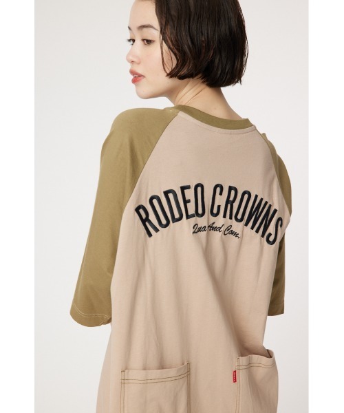 「RODEO CROWNS WIDE BOWL」 半袖ワンピース FREE ブラック レディース_画像5