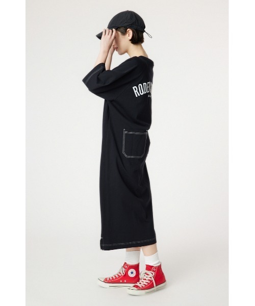 「RODEO CROWNS WIDE BOWL」 半袖ワンピース FREE ブラック レディース_画像6