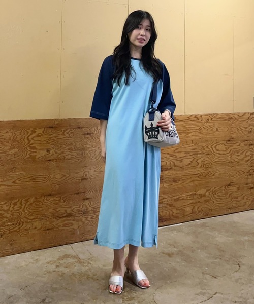 「RODEO CROWNS WIDE BOWL」 半袖ワンピース FREE ブラック レディース_画像8