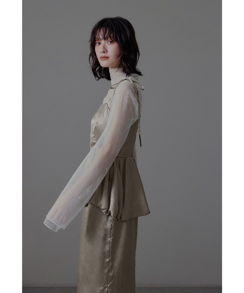 niana（ニアナ） tシャツ チュールレイヤードトップス 結婚式 成人式