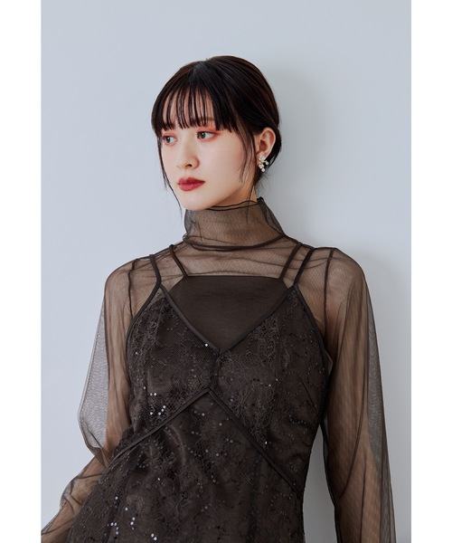niana（ニアナ） tシャツ チュールレイヤードトップス 結婚式 成人式