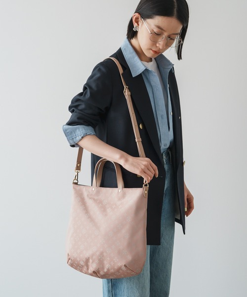 2-2697 russet ハンドバッグ ラシット russet 2WAYハンドルトート(Zー002ーOUT) （Gray/Pink