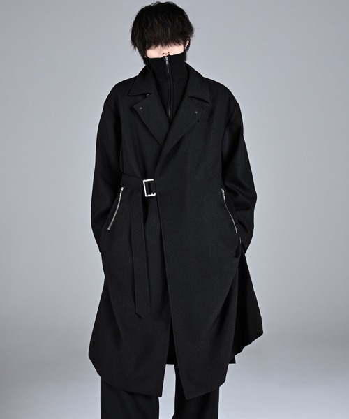 ADRER ロングコート　Lサイズ THE LONG COAT(WOOL100) / ザロングコート(ウール100)（その他アウター