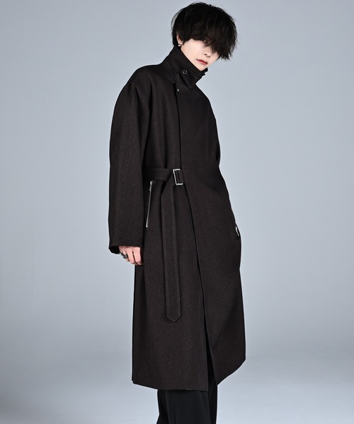 ADRER（アドラー） チェスターコート L ブラウン メンズ : ZOZOTOWN