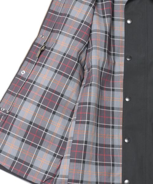 Barbour（バブアー） ステンカラーコート 38 ブラック メンズ