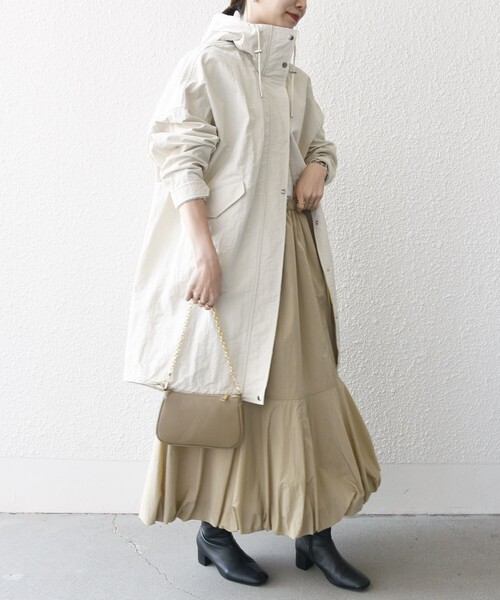 「SHIPS any」 コート ONE SIZE ブラック レディース_画像3