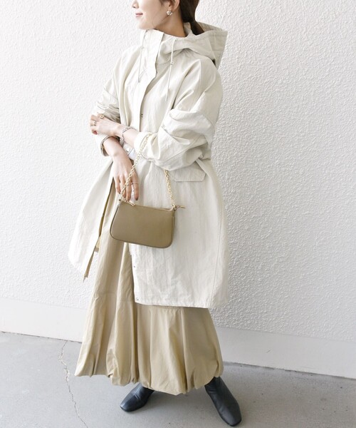 「SHIPS any」 コート ONE SIZE ブラック レディース_画像6