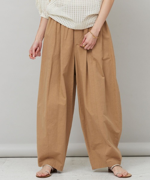 Curensology（カレンソロジー） パンツ FREE ベージュ レディース