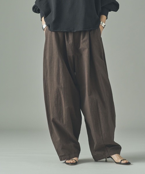 Curensology（カレンソロジー） パンツ FREE ベージュ レディース