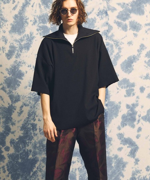 「MAISON SPECIAL」 半袖Tシャツ 2 イエロー メンズの画像