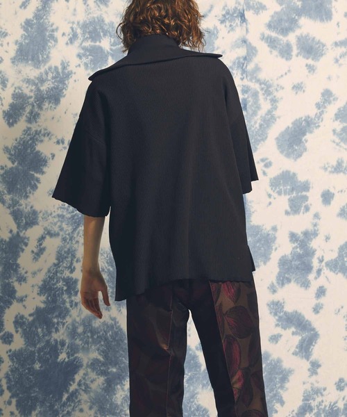 「MAISON SPECIAL」 半袖Tシャツ 2 イエロー メンズの画像