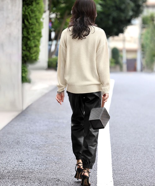 「ELFRANK」 長袖ニット FREE アイボリー レディース_画像7