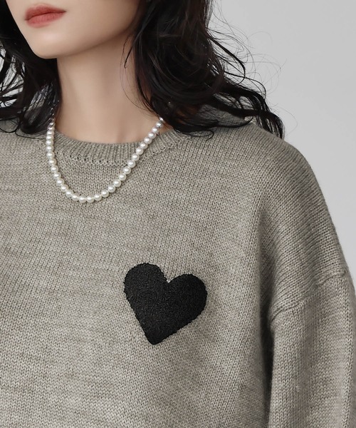 「ELFRANK」 長袖ニット FREE アイボリー レディース_画像9