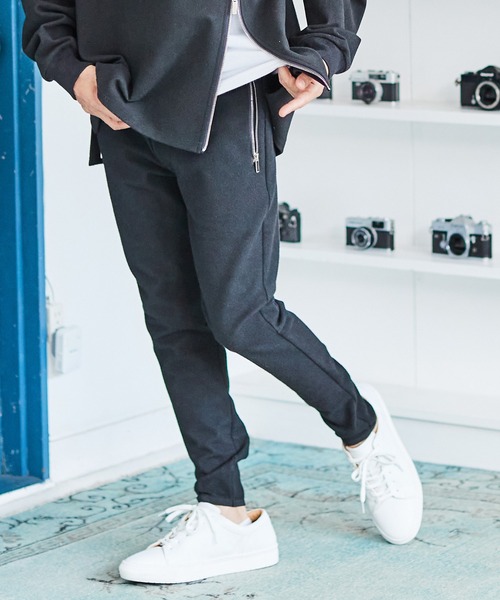 「CAMBIO」 イージーパンツ M グレー メンズ_画像3