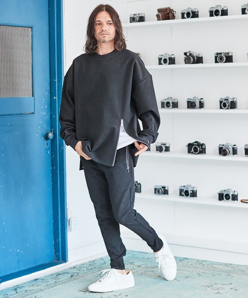 「CAMBIO」 イージーパンツ M グレー メンズ_画像5