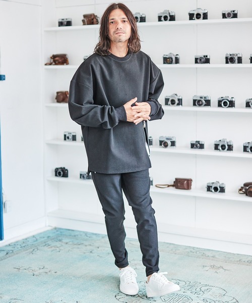 「CAMBIO」 イージーパンツ M グレー メンズ_画像6