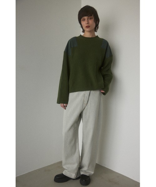 「BLACK BY MOUSSY」 デニムパンツ 1 ライトブルー レディース_画像3